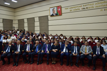 Yasamal rayonunda Şəhərsalma və Memarlıq ili çərçivəsində  konfrans baş tutub