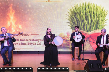 Yasamal rayonunda İlaxır Çərşənbə münasibətilə bayram konserti keçirilib