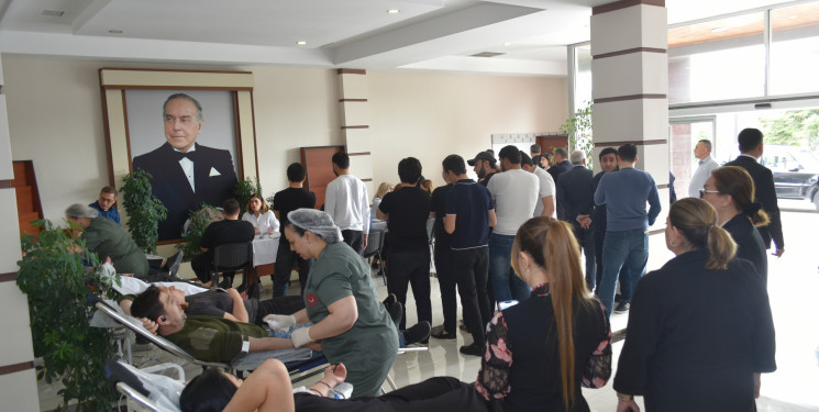 Yasamal rayonunda “Talassemiyasız həyat naminə” qanvermə aksiyası keçirildi