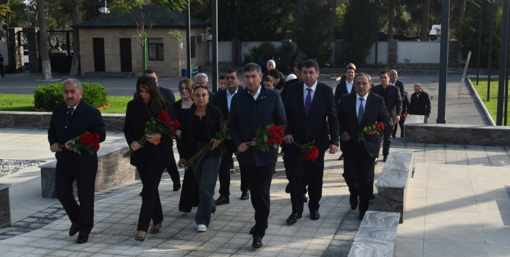 Şəhid Bəxşəliyev Natiq Saleh oğlunun anım mərasimi keçirilib