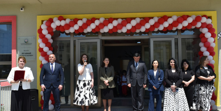Yasamal rayonunda yeni uşaq bağçası istifadəyə verildi.