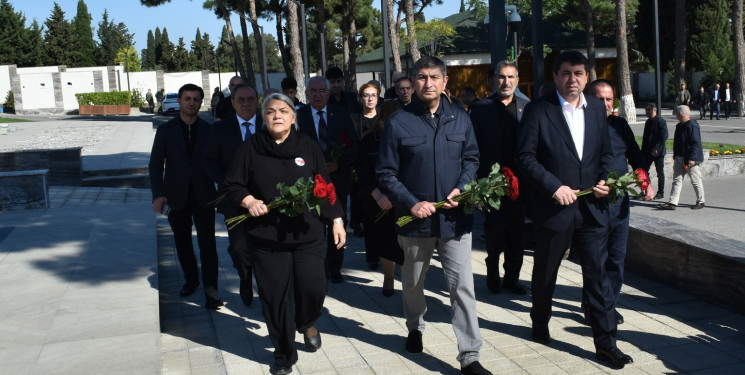 Yasamal rayonunda şəhid Nurlan Mustafayevin anım mərasimi keçirilib