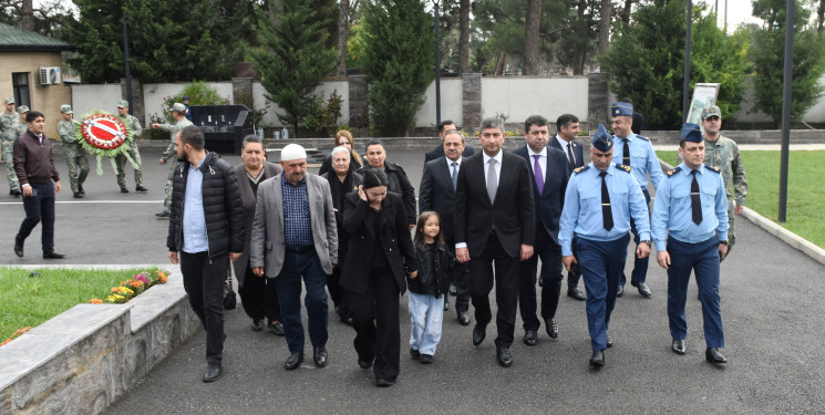 Yasamal rayonunda şəhid Hüseyn Tağıyevin anım mərasimi keçirilib