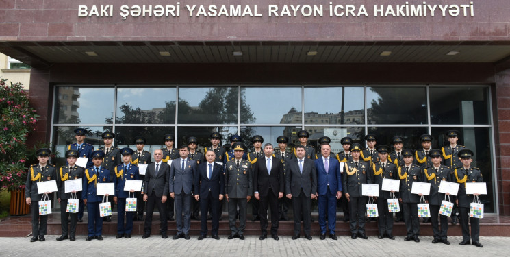 Yasamal rayonunda Silahlı Qüvvələr Günü qeyd edilib