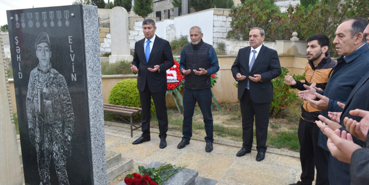 Şəhid Elvin Salahovun anım mərasimi keçirilib
