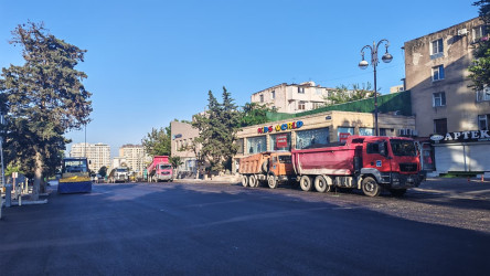 Yasamal rayonunda yolların asfaltlanması və təmiri