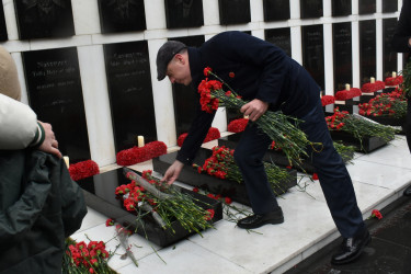 Yasamal rayon ictimaiyyəti  20 yanvar şəhidlərini yad edib