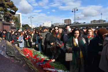 Yasamalda 20 Yanvar faciəsinin 35-ci ildönümü silsilə tədbirlərlə yad edilib