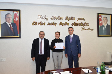 Yasamal Rayon İcra Hakimiyyətinin əməkdaşları üçün təlim təşkil olunub