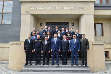 Yasamalda Prokurorluq işçilərinin peşə bayramı qeyd edilib