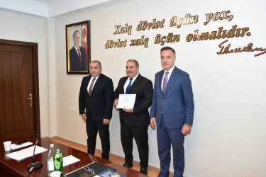 Yasamal Rayon İcra Hakimiyyətinin əməkdaşları üçün təlim təşkil olunub