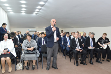 İcra başçısı sakinlərlə görüşdü, təklif və müraciətləri qəbul etdi