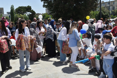 Yasamal parkında “UŞAQLARIN RƏNGLİ DÜNYASI” adlı festival keçirildi