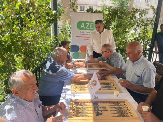 Yasamal rayonunda Bakı 2026-Dünyanın İdman Paytaxtı seçilməsi ilə əlaqədar olaraq nərd yarışı keçirilib