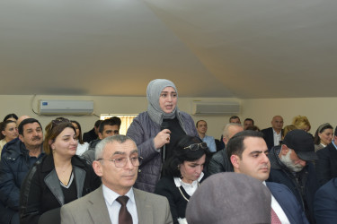 İcra Başçısı Yasamal sakinləri ilə görüşdü