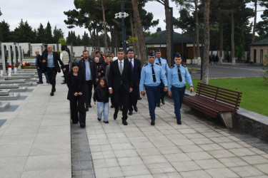 Yasamal rayonunda şəhid Hüseyn Tağıyevin anım mərasimi keçirilib