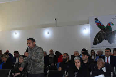 RİH başçısı  sakinlərlə görüşdü,  problemlərinin həllinə dair tapşırıqlar verdi