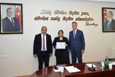 Yasamal Rayon İcra Hakimiyyətinin əməkdaşları üçün təlim təşkil olunub
