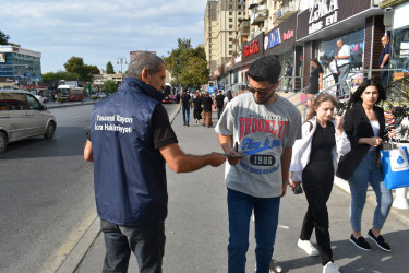 Yasamal rayonunda "Qida təhlükəsizliyi" mövzusunda maarifləndirici tədbir təşkil edilib