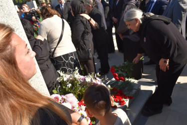 Yasamal rayonunda şəhid Nurlan Mustafayevin anım mərasimi keçirilib