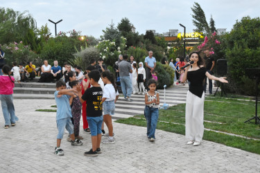 Yasamal rayonunda axşam konsertləri davam edir