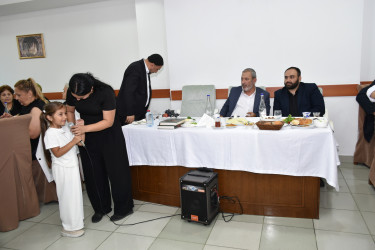 Təzə Pir məscidində şəhidlərimizin ruhuna ehsan süfrəsi açılıb
