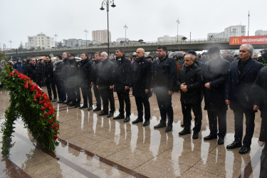 Yasamal rayon ictimaiyyəti  20 yanvar şəhidlərini yad edib