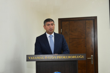 Yasamalda Prokurorluq işçilərinin peşə bayramı qeyd edilib